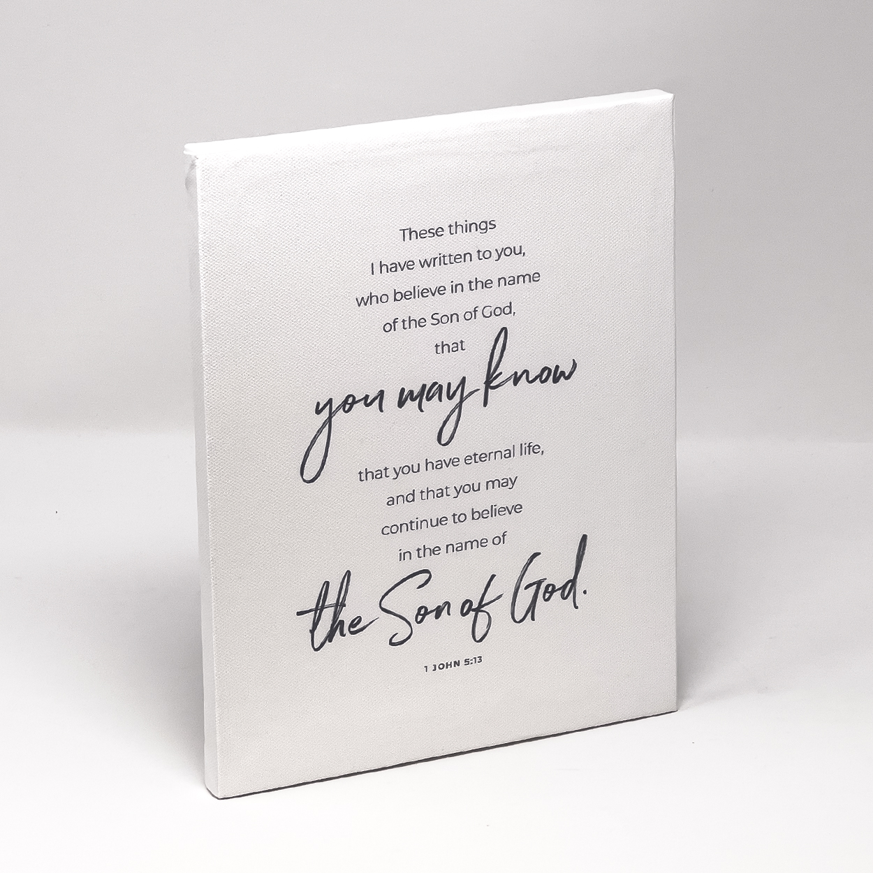 Ten Commandments Canvas