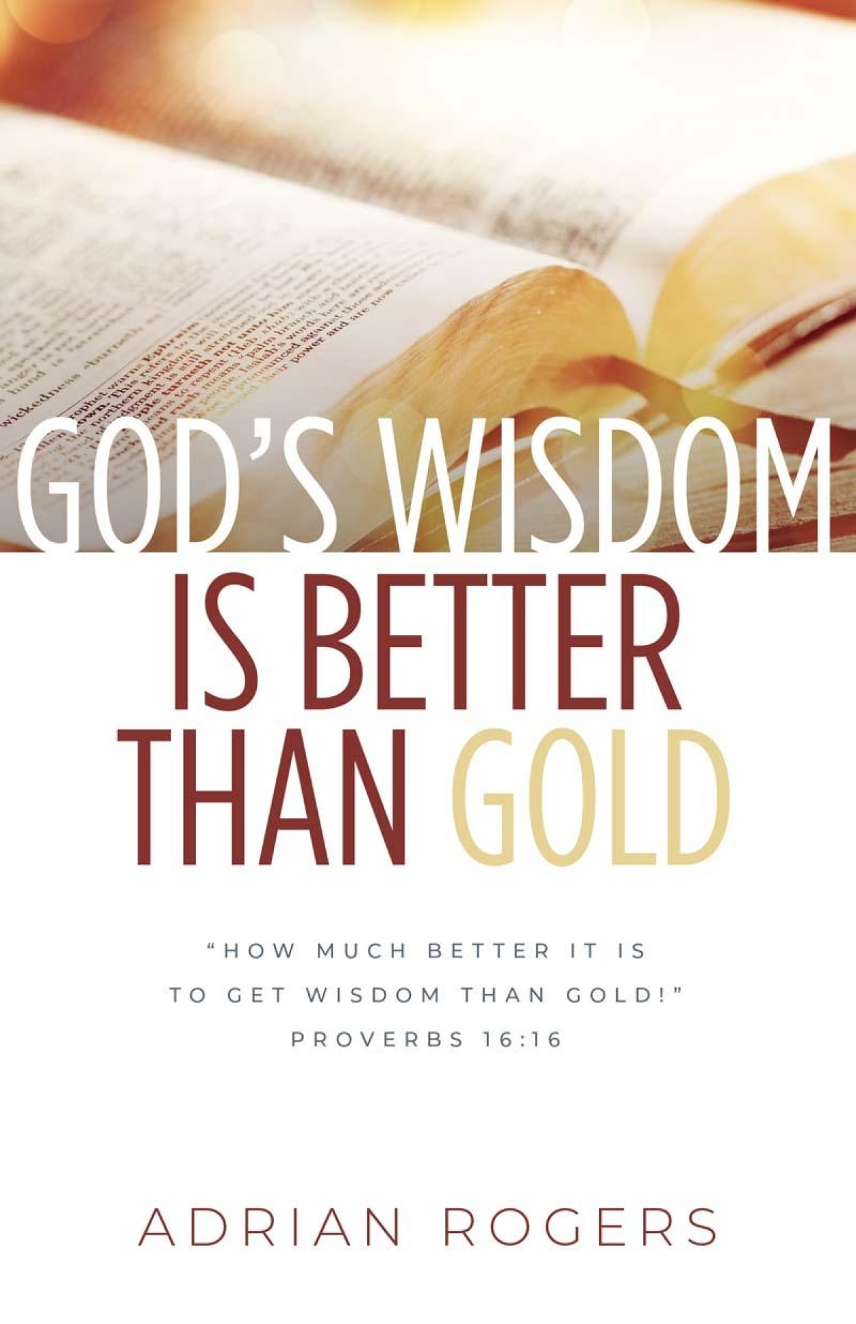 Gods Wisdom Is Better Than Gold Book B101 store detail front
