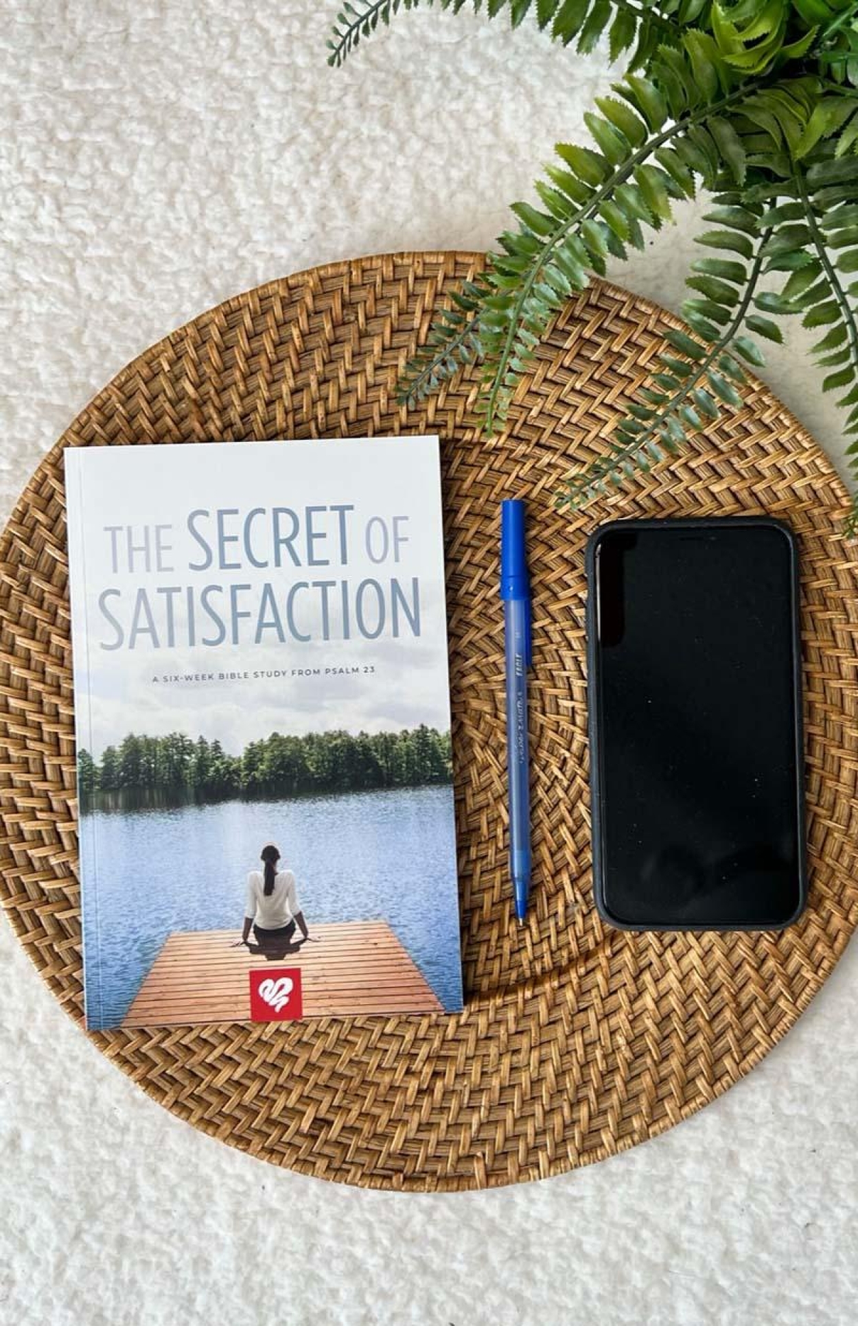 Bss126 the secret of satisfaction bible study FLAT LAY