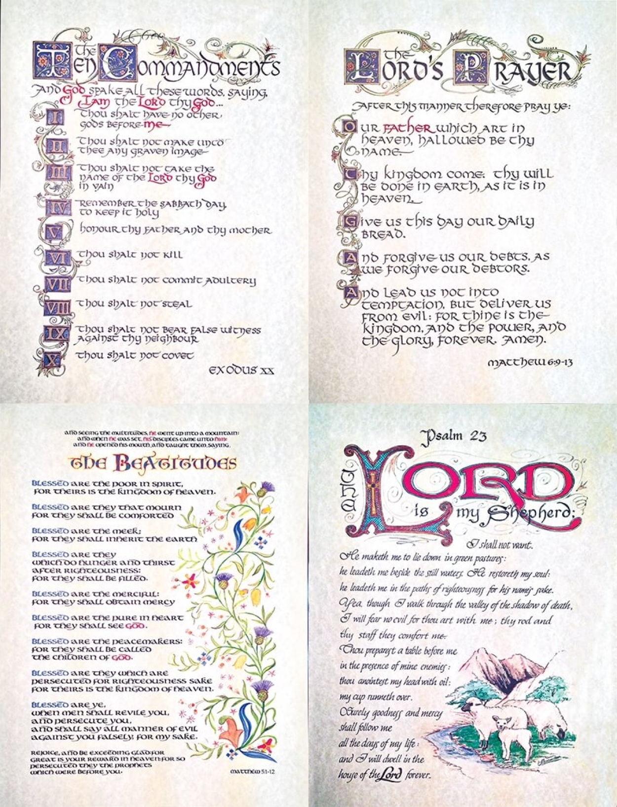 Calligraphy print package ptpkg